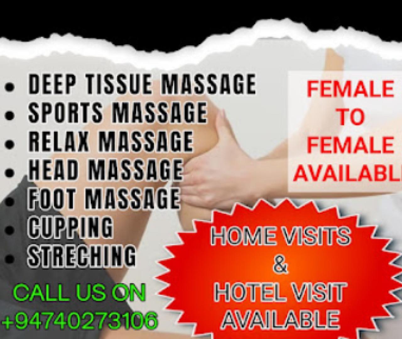 Deep Tissue Massage by Chandu/Home & Hotel Visit/Personal Trainer